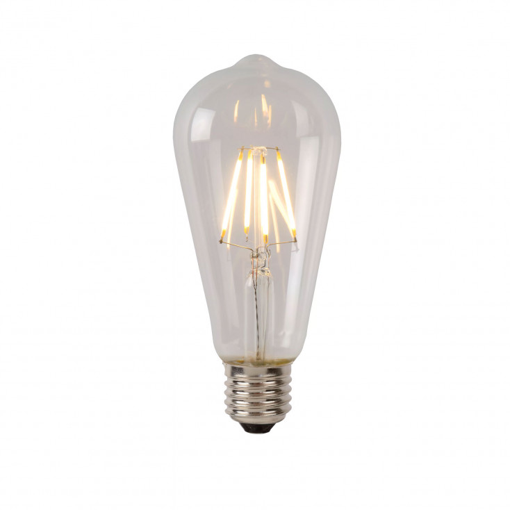 Lampadina a filamento - Ø 6,4 cm - LED - E27 - 1x7W 2700K
