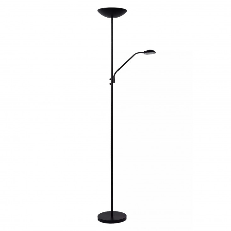 Piantana a LED dimmerabile con struttura in metallo moderna con doppio diffusore