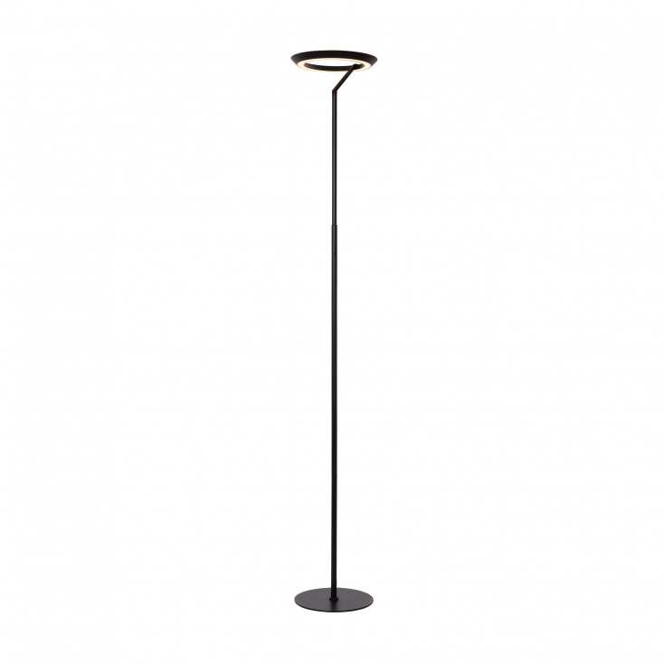 Piantana in metallo dal design moderno con diffusore a led dimmerabile