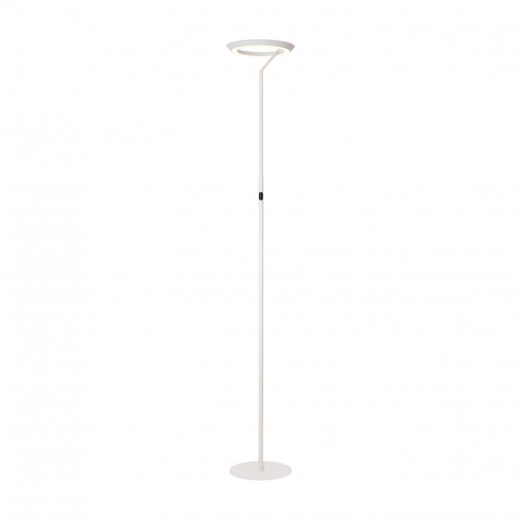 Piantana in metallo dal design moderno con diffusore a led dimmerabile