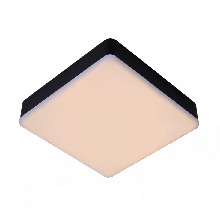 Plafoniera quadrata diffusore a LED dimmerabile struttura in alluminio moderna