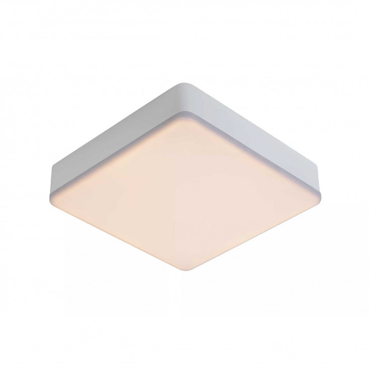 Plafoniera quadrata diffusore a LED dimmerabile struttura in alluminio moderna