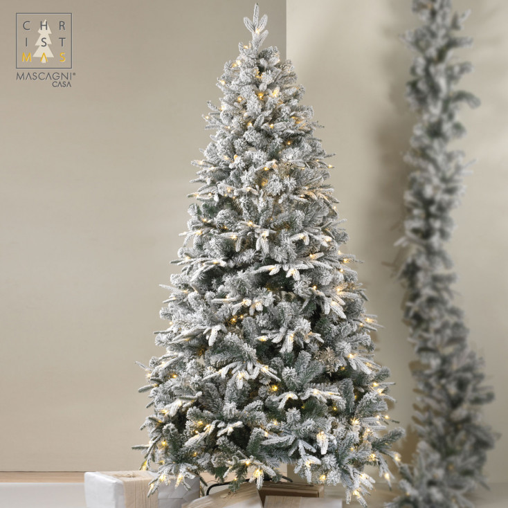 Albero di natale Abete con LED h.180