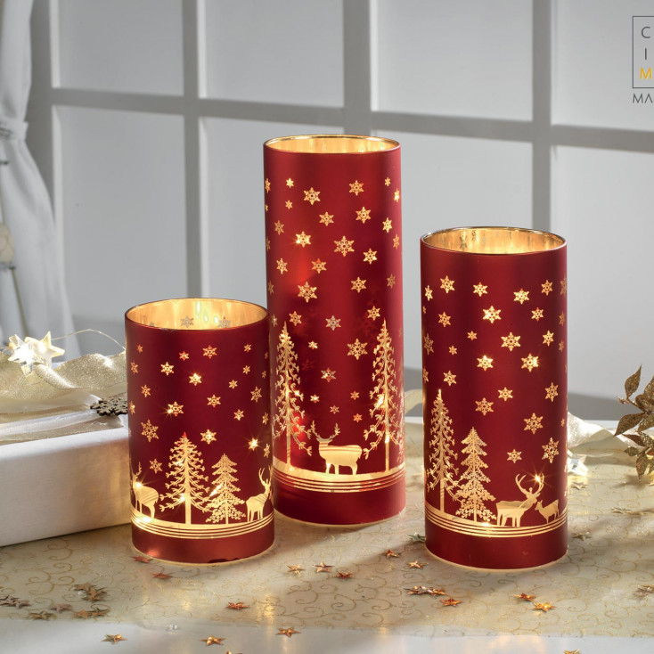 Decorazione natalizia Bicchiere con LED
