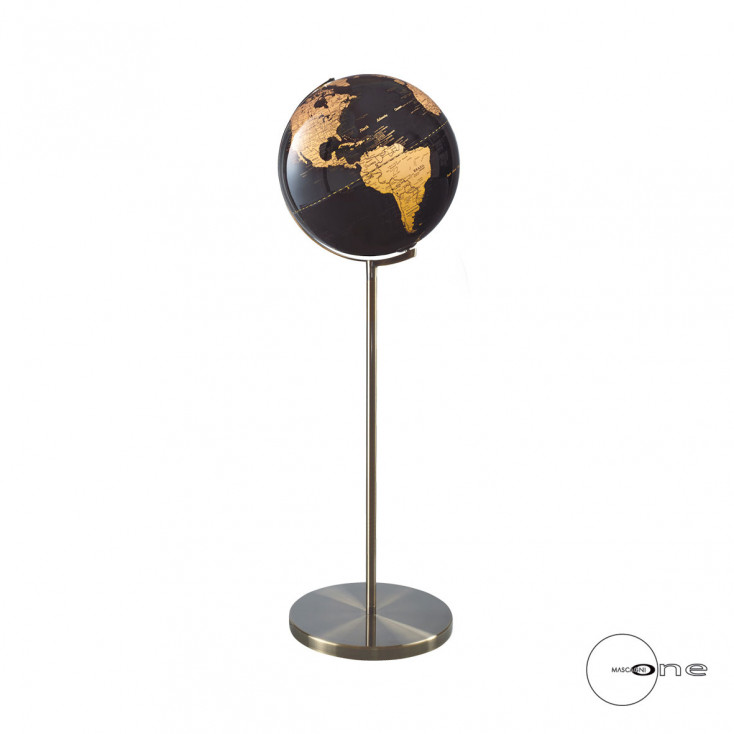 Mappamondo da terra illuminato