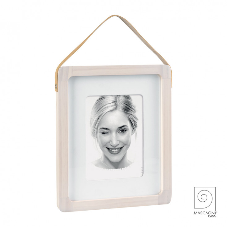 Portafoto da parete con cornice in legno dal design moderno