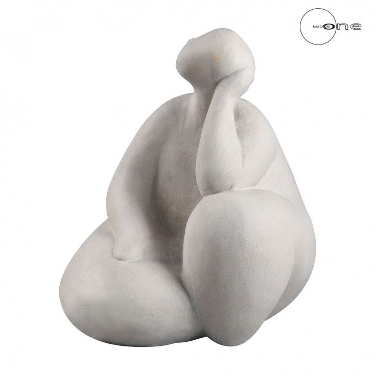 Scultura da tavolo in terracotta donna "Unshaped"