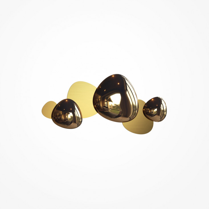 Applique da parete a led con diffusore in vetro dal design moderno