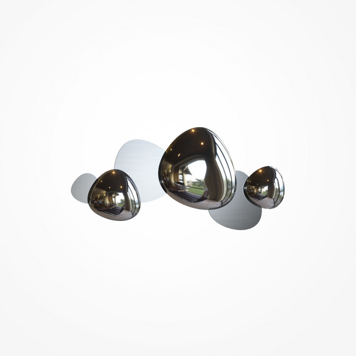Applique da parete a led con diffusore in vetro dal design moderno