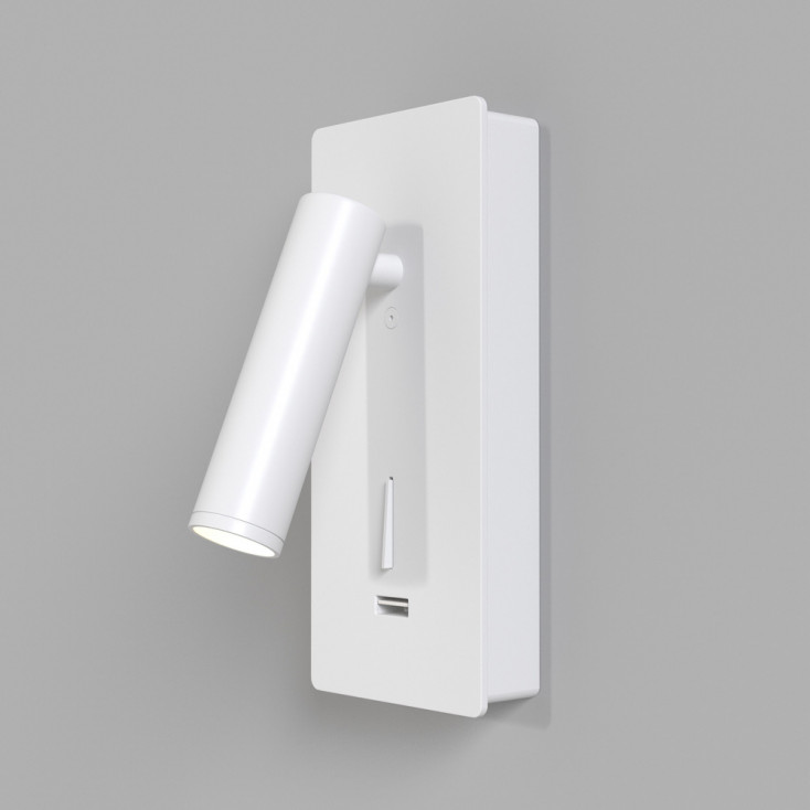 Applique da parete con diffusore a led struttura in metallo dal design moderno
