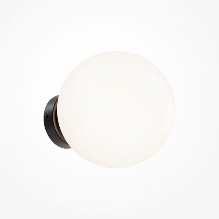 Applique da parete moderna con diffusore a boccia in vetro grande