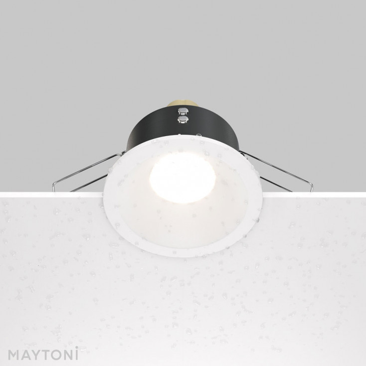 Faretti da incasso moderni con struttura in alluminio verniciato