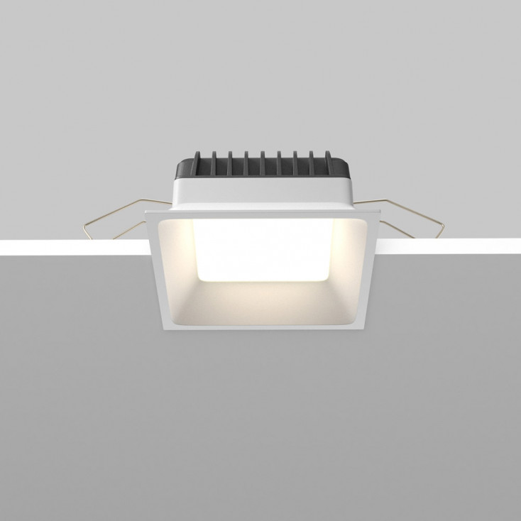 Faretto a incasso a LED dimmerabile in alluminio dal design moderno per bagno