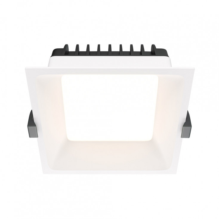Faretto a incasso a LED quadrato in alluminio dal design moderno per bagno