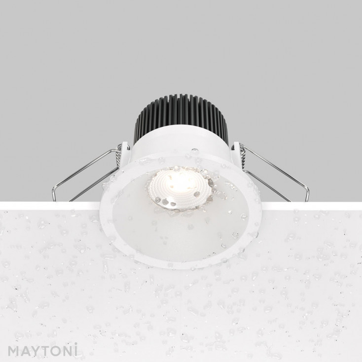 Faretto a LED da incasso in alluminio rotondo dal design moderno