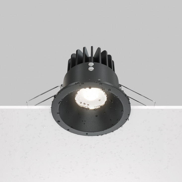 Faretto a LED dimmerabile da incasso in alluminio rotondo dal design moderno