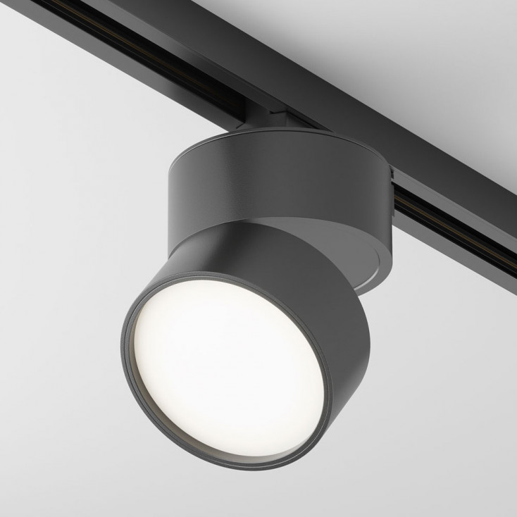 Faretto a LED in alluminio dal design moderno per sistema a binario monofase