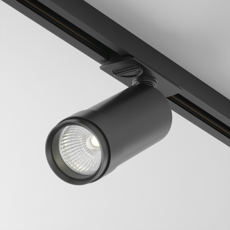 Faretto a led moderno in alluminio per sistema a binario