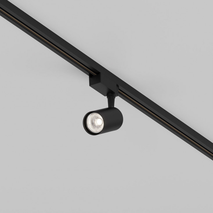 Faretto a led moderno in alluminio per sistema a binario