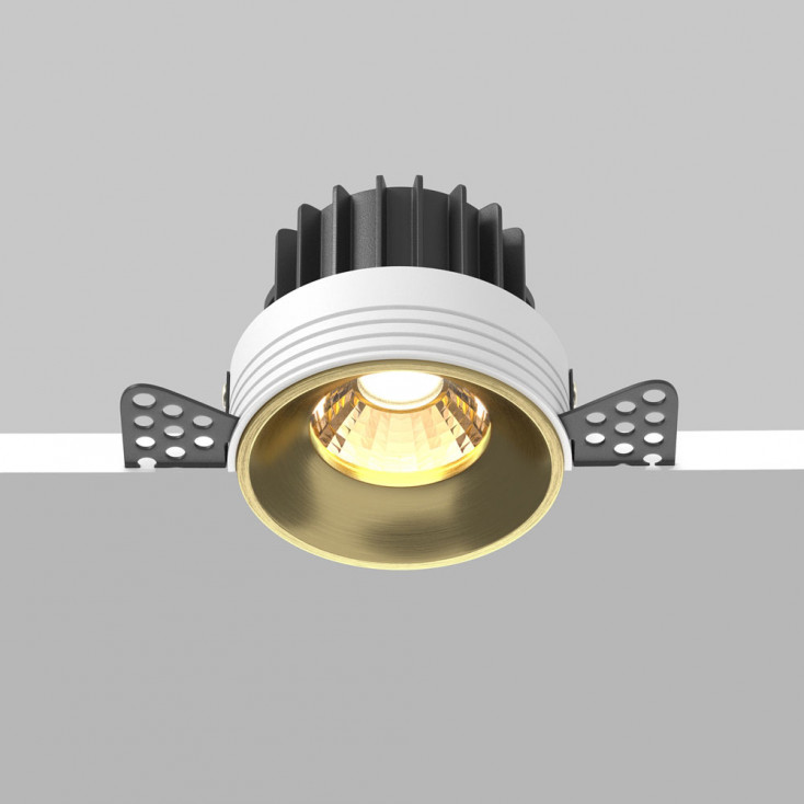 Faretto da incasso con diffusore a led rotondo