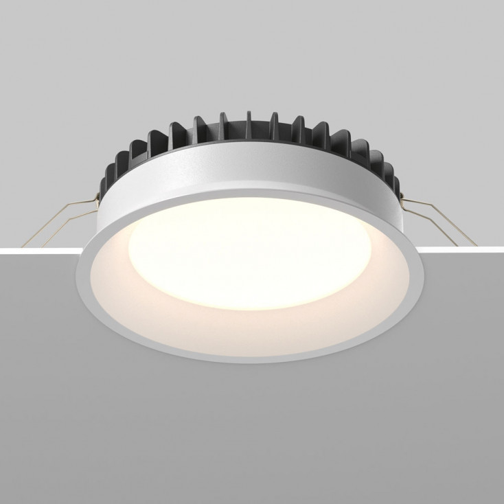 Faretto da incasso in alluminio diffusore a led dal design moderno