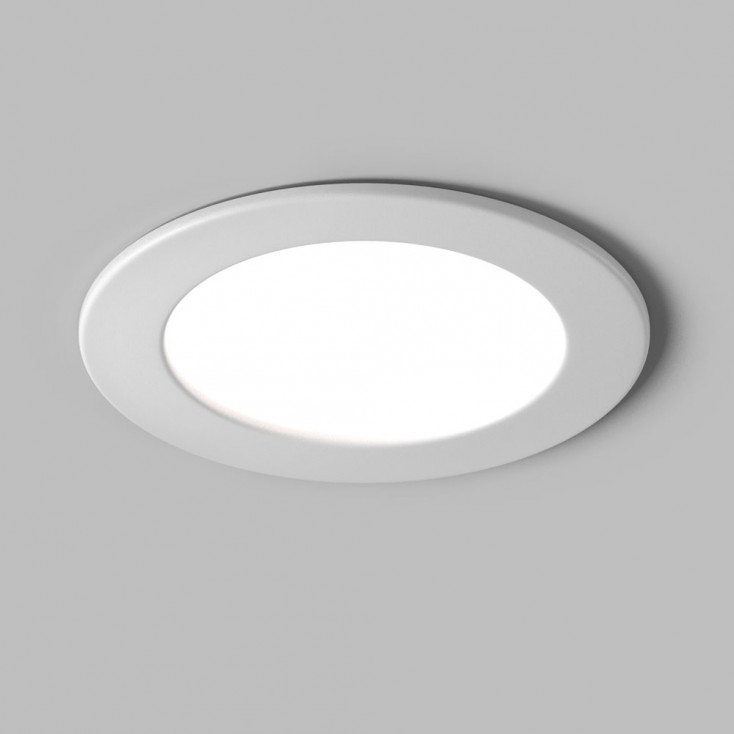 Faretto da incasso in alluminio con diffusore a led