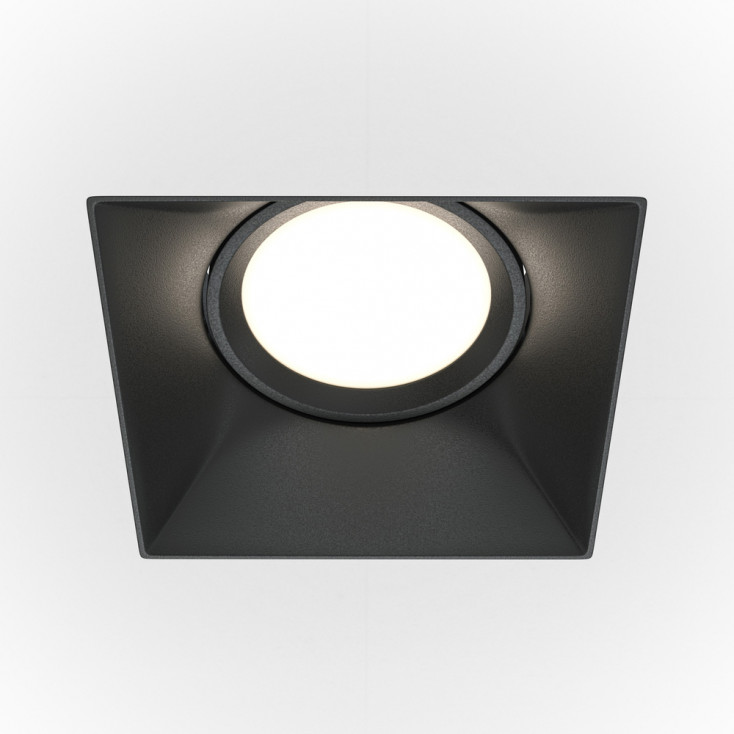 Faretto da incasso in alluminio quadrato dal design moderno