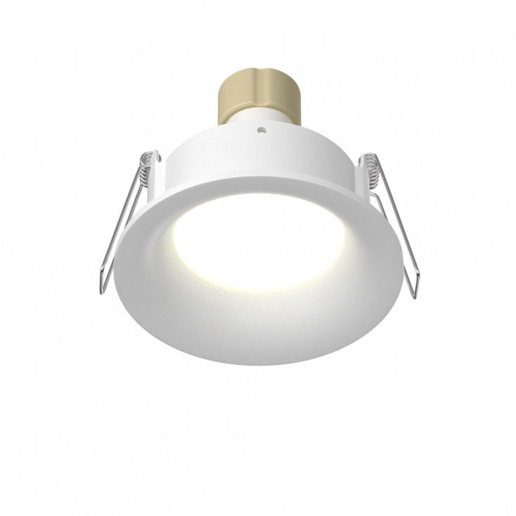 Faretto da incasso per bagno diffusore rotondo in alluminio dal design moderno