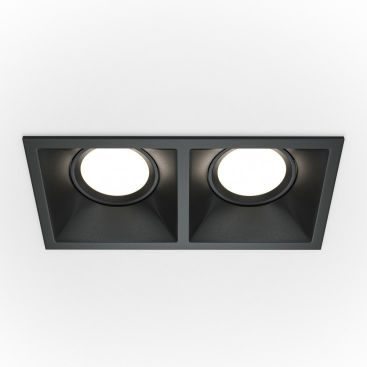 Faretto da incasso rettangolare in alluminio dal design moderno