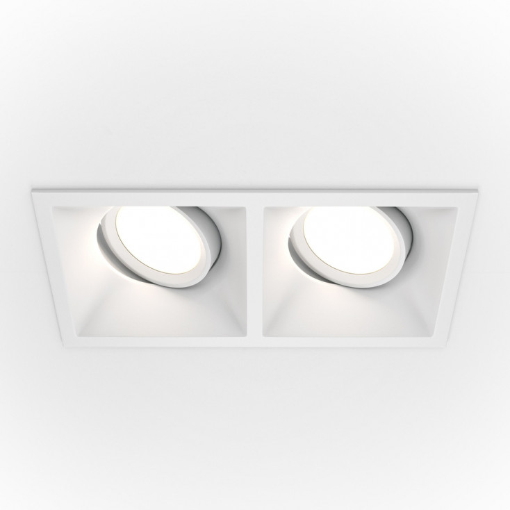 Faretto da incasso rettangolare in alluminio dal design moderno