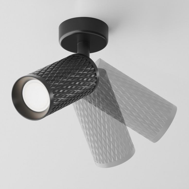 Faretto da soffitto con struttura in alluminio dal design moderno ed elegante
