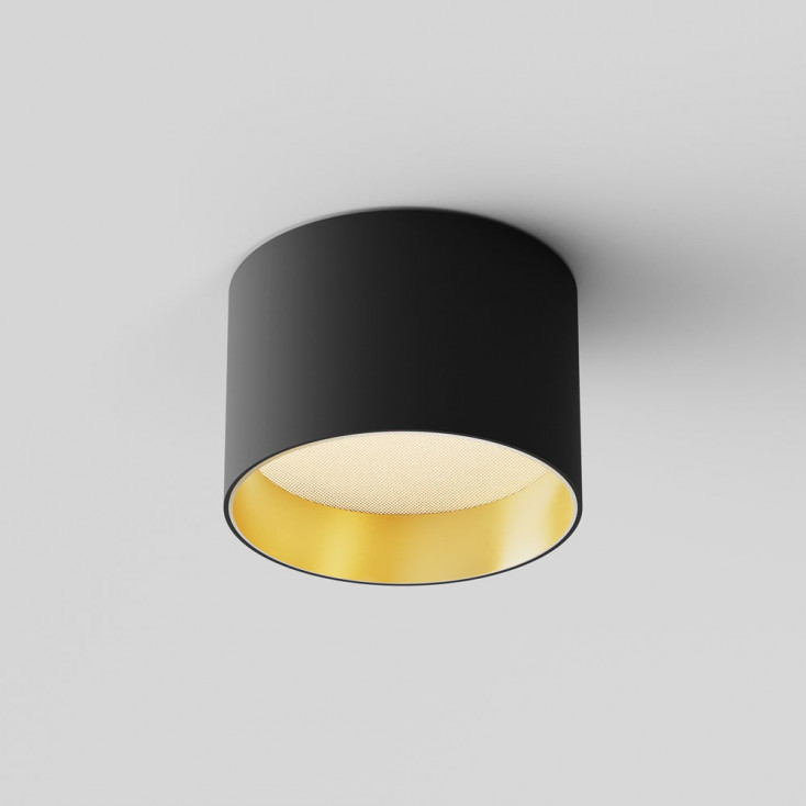 Faretto da soffitto in alluminio con diffusore a led dal design moderno