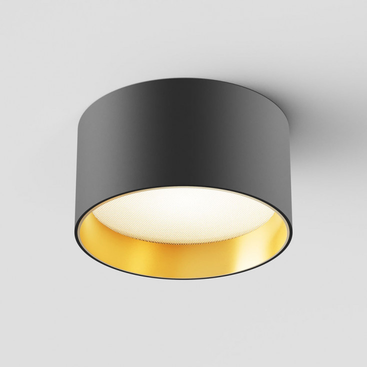 Faretto da soffitto in alluminio con diffusore a led dal design moderno