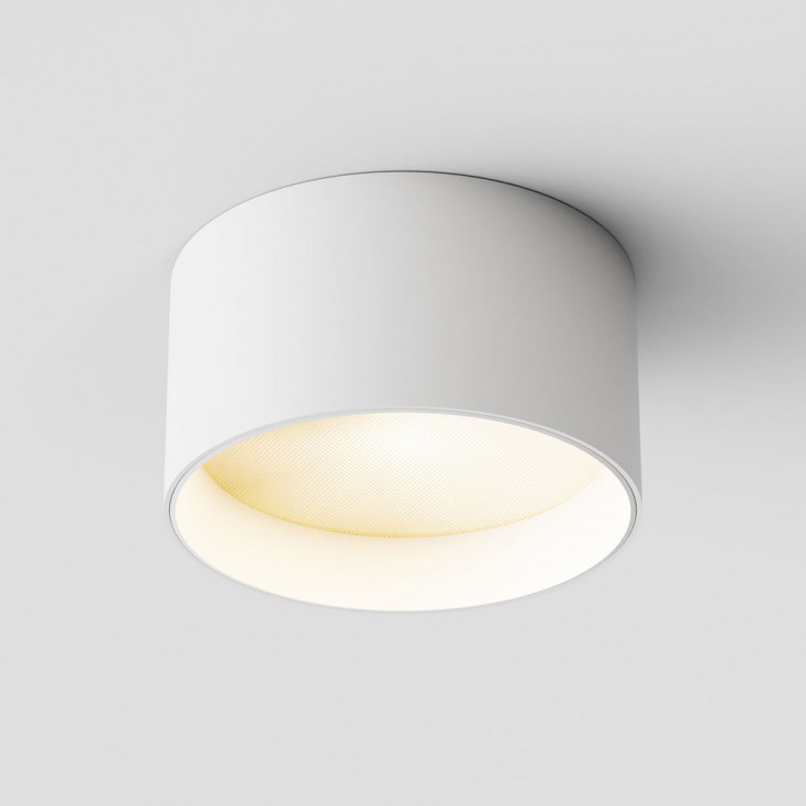 Faretto da soffitto in alluminio con diffusore a led dal design moderno