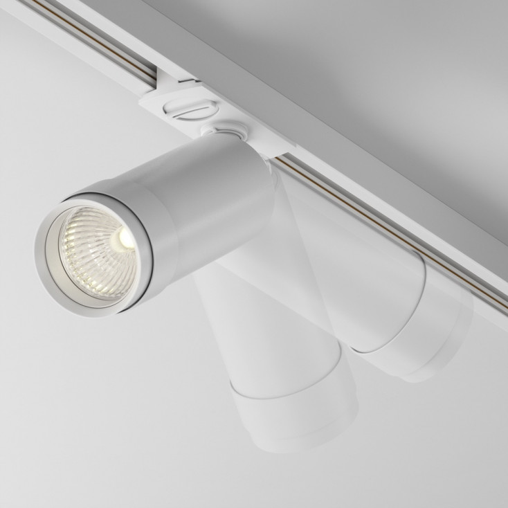 Faretto moderno a led dimmerabile in alluminio per sistema a binario