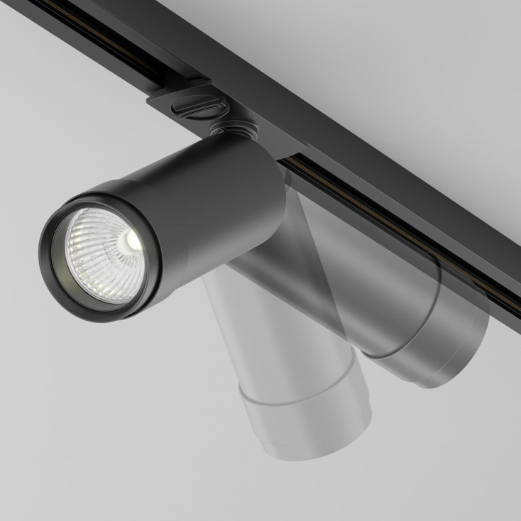 Faretto moderno a led dimmerabile in alluminio per sistema a binario