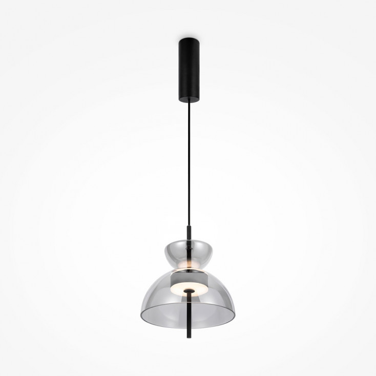 Lampada a sospensione a led con diffusore in vetro dal design moderno