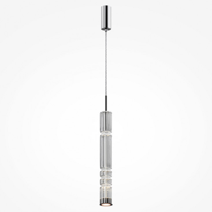 Lampada a sospensione a LED con diffusore in vetro grande dal design moderno