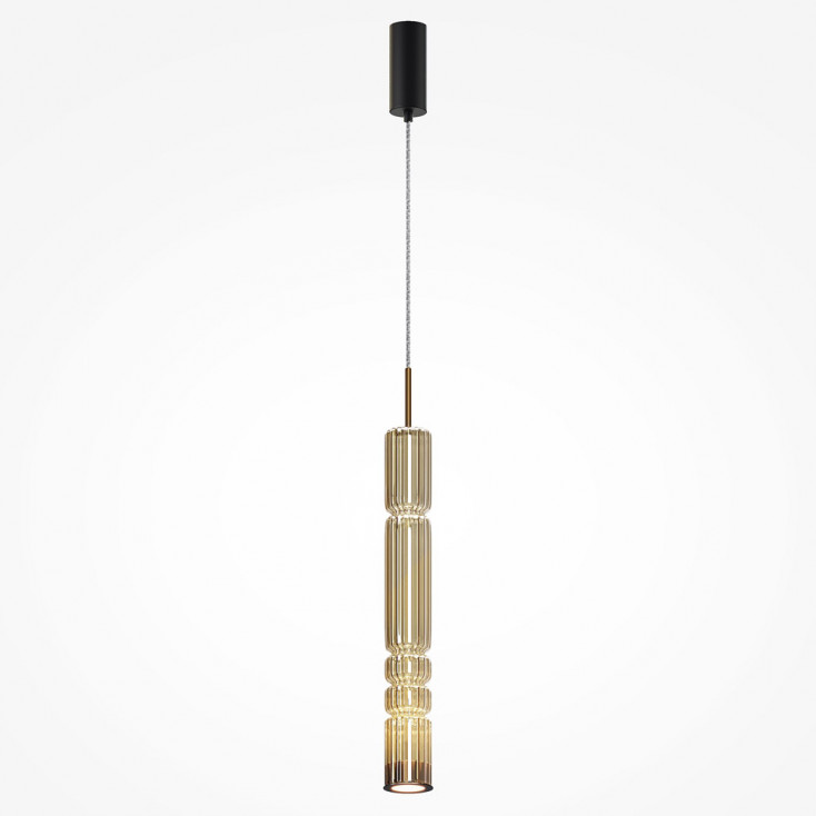 Lampada a sospensione a LED con diffusore in vetro grande dal design moderno