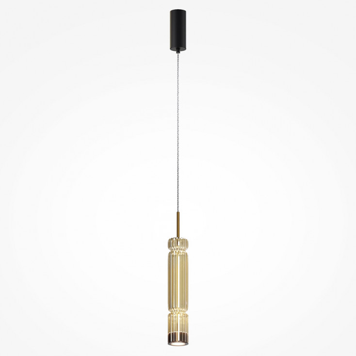 Lampada a sospensione a LED con diffusore in vetro piccolo dal design moderno