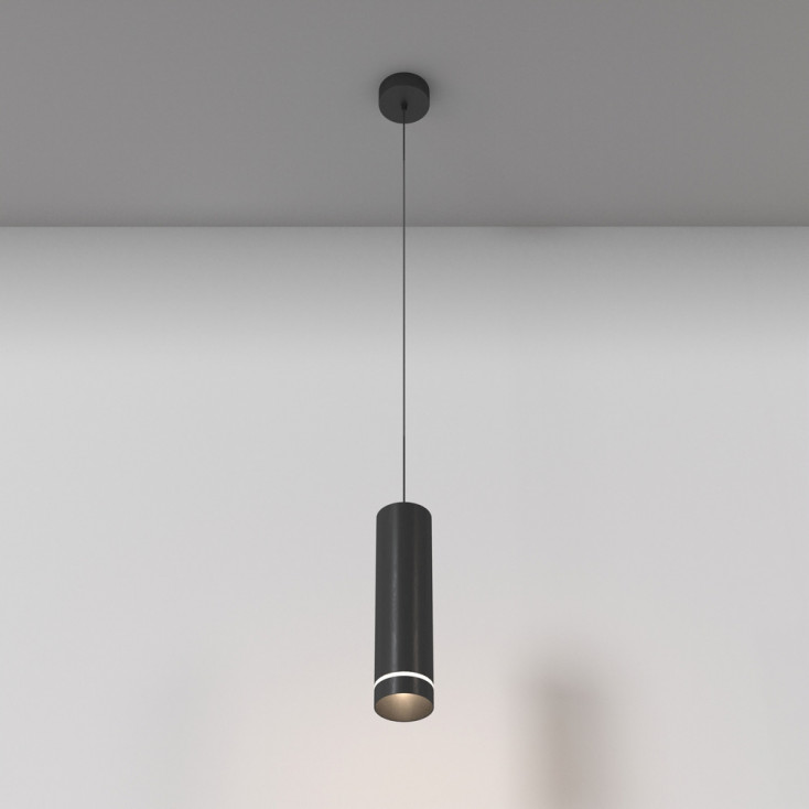 Lampada a sospensione con diffusore singolo a led dal design moderno ed elegante