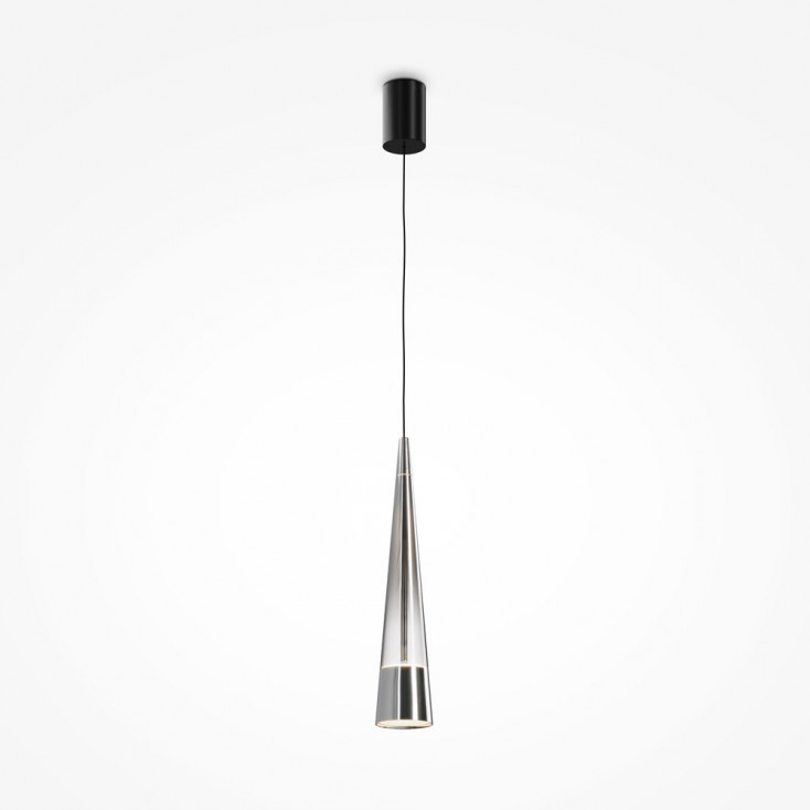 Lampada a sospensione con diffusore singolo a led dal design moderno ed elegante