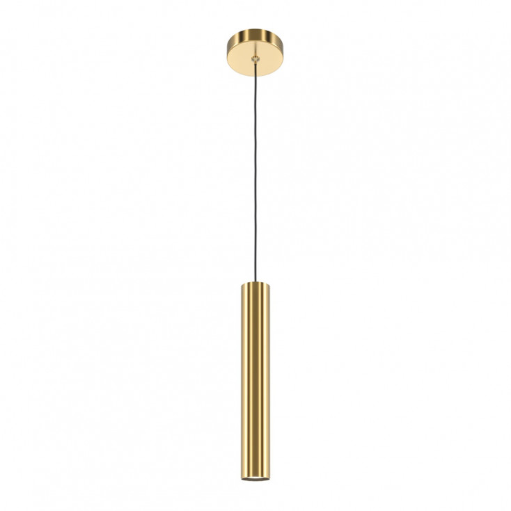 Lampada a sospensione con diffusore singolo tubolare dal design moderno