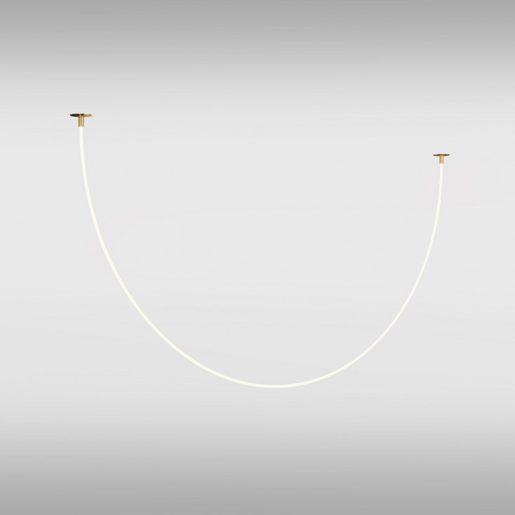 Lampada a sospensione con tubo a LED dal design moderno