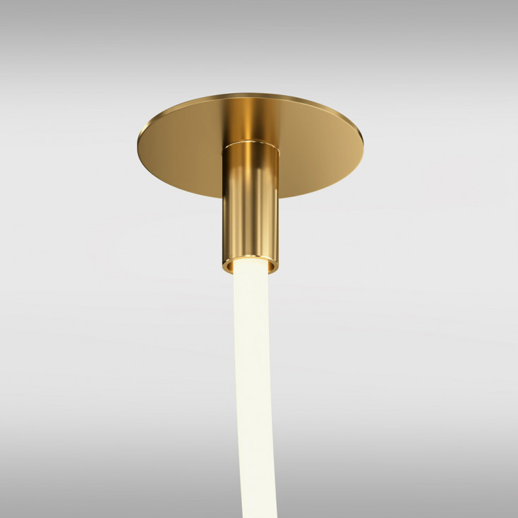 Lampada a sospensione con tubo a LED dal design moderno