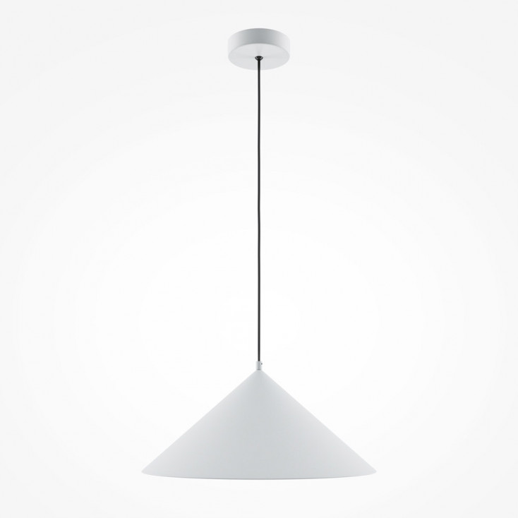 Lampada a sospensione dal design moderno con singolo paralume in metallo