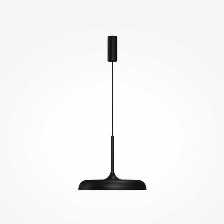 Lampada a sospensione grande a LED diffusore in metallo e paralume in acrilico