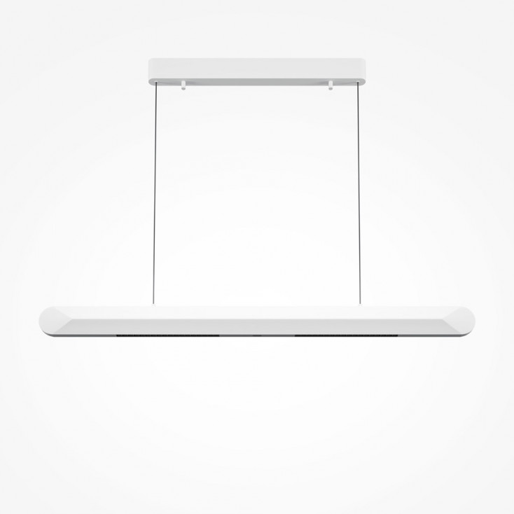 Lampada a sospensione LED con diffusore in alluminio lineare dal design moderno