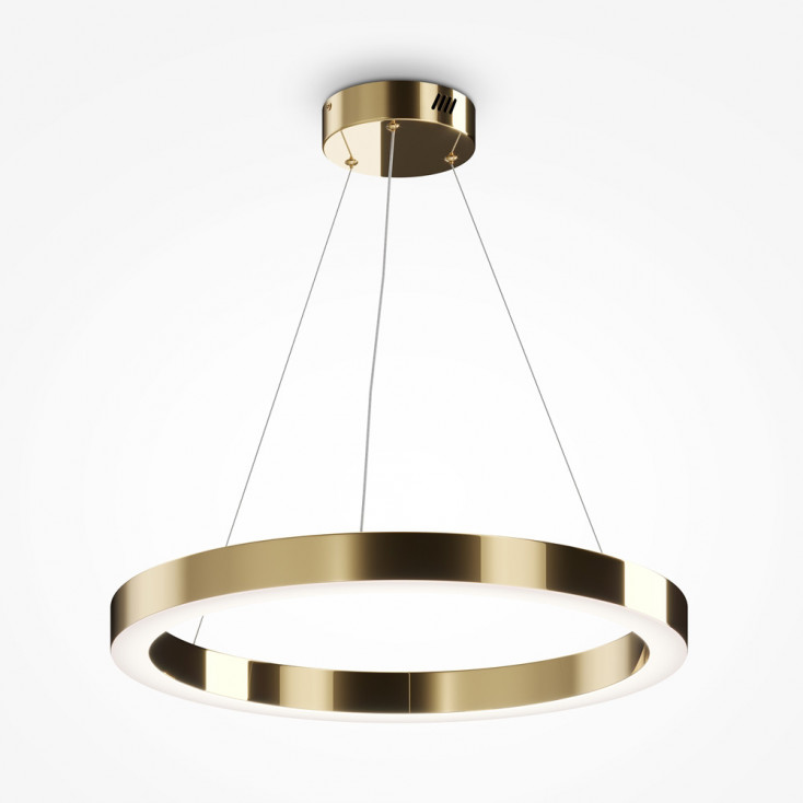 Lampada a sospensione media con diffusore a led dal design moderno ed elegante