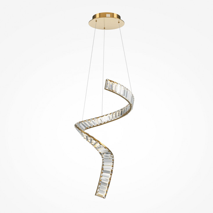 Lampada a sospensione moderna con diffusore a LED in vetro pendente